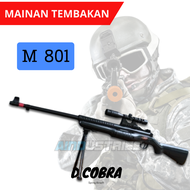 M801 Model Kit Sniper Mainan Anak Tembak Tembakan Johnson M1941 BB Spring Air-Soft