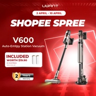 Uwant V500 / V600 Auto Empty Station Vacuum Cleaner | 31kPa Powerful Suction | Dust Tank Scraper | L