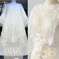 Premium Designer Border Lace for Wedding Dress / Border Lace Viral Baju Pengantin Baju Nikah Baju Kurung