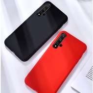 TPU Huawei Nova 5T Liquid Silicone Case Cover Nova 5T Soft Casing Nova5T 5 T Back Cover
