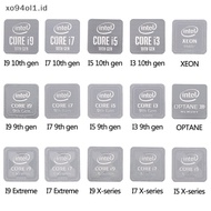Generasi 10th Intel Core i9 i7 i5 i3 CPU Metal Stiker Laptop