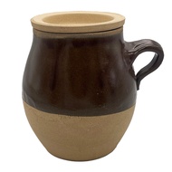 Old-fashioned Clay Handmade Fine Casserole Old Clay Pot Soup Clay Pot Simmering Soup Small Clay Pot 