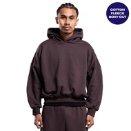 JORN - Hoodie Boxy Cokelat Basic Heavyweight 330gsm