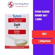 SYSCO CLASSIC KOSHER SALT  1.36KG