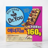 韓國 Dr.You  堅果 穀物 能量棒 160g (4條入) (獨立包裝) (平行進口貨品) 此日期或之前食用：2027.2.24