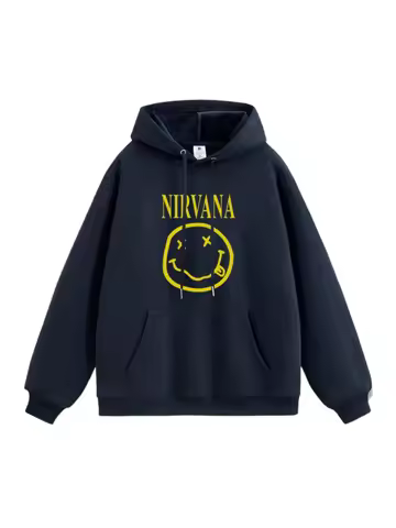 Lonely Rock Nirvana Band NIRVANA Hooded Sweater