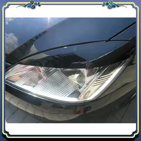 AU16-Car Front Eyelids Eyebrows Headlights Narrow Covers For Mitsubishi Lancer IX 9 Cedia 2003-2009