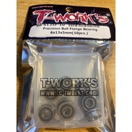 Tworks RC 6x13x5mm Flange BB Precision Ball Flange Bearing (10pcs.) BB-6135F-10