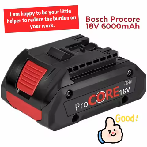 IS suitable for BOSCH Professional 4.0Ah5.0Ah6.0Ah battery Pro CORE18v lithium-ion battery replaceme