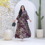 Kaftan DEVINA/ Kaftan Rayon/ Kaftan gamis Muslim Wanita/ Daster Jumbo/ daster Busui/ daster Bali/ da