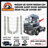 NISSAN UD QUON NISSAN CD4 CHROME SLEEP DOOR GARNISH(REAR PILLAR COVER) SET GOOD GUALITY