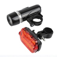 Lampu Sepeda Set Depan Belakang Dengan 5 LED - Lampu Depan Sepeda - Lampu Belakang Sepeda - Lampu Se