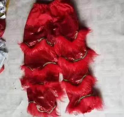 adults red chinese lion dancer pants lion dance costume lion dance costume festival pants new year p