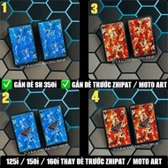 [ 1 bag ] FRONT CAT EYE FOR SH 350i / ZHIPAT MOTO ART CUSTOM 3D WAVE MOUNTED SH 125i / 150i / 160i