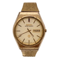 SEIKO Men's Watch Quartz Analog WHT GLD 9943-8020 GRAND TWIN Direct from Japan Secondhand