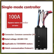Ebike Sine Wave Controller 48V-72V 5000W 100A with Light UKC1 LCD Display Brushless 5000W Motor for 