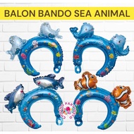 Sea Animal Headband Balloons/Balloon Headband Shark Whale Nemo Sea Lion Sea Animal
