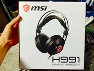 (全新未用過）MSI H991 headset