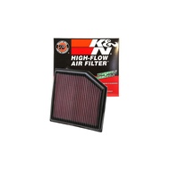[KN Taiwan Authorized Distribution] K & N High Flow Air Filter 33-2452 Application: Lexus GS350/IS30