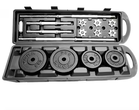 High Quality Chrome 50 kg Dumbbell Set Multi-function Home Fitness Adjustable Barbell 50KG Dumbbell 