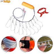 【TWILIGH】Big Fish Stringer Fishing Stringer Clip Live Fish Lock Strength Snaps Buckles