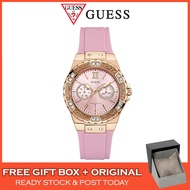 [Original &amp; 2 Years Warranty] Guess Limelight Crystal Chronograph Sport Women Ladies Watch Jam Tangan Wanita W1053L3