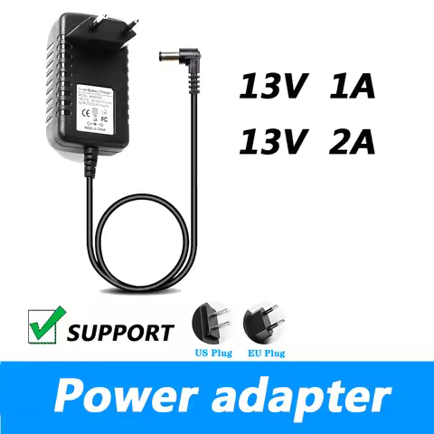 13V 1A 2A Smart Regulated Power Adapter LED Strip Monitor DC L-type Orifice 3.5*1.35MM