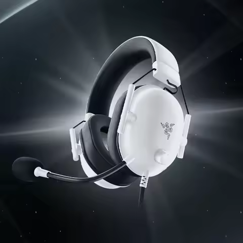 Razer-BlackShark V2 X Wired Gaming Headphone, Headset, 7.1 Surround Sound, Jogo para PS4,PS5, Ninten