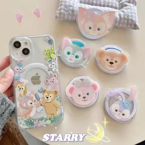 Disney LinaBell CookieAnn Duffy Mobile Phone Case Magnetic Holder Available for IPhone New Style New