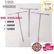 T Box Wrench / Spanar T 8mm  10mm  12mm