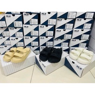 [ GENUINE ] SLIDE MLB TWO STRAPS - UNISEX KOREAN MLB 2-SANDAL SLIPPERS