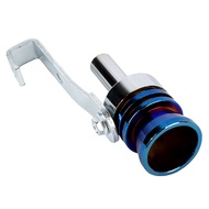 JDMGRAM Universal Car Turbo Sound Whistle Muffler Exhaust Pipe Blow Vale Simulator S/M/L/XL Aluminiu