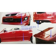 PERODUA ALZA 2014 OEM BODYKIT WITH SPOILER AND WITHOUT SPOILER (WITH PAINTED)