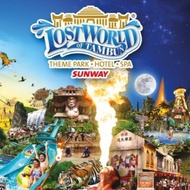 Sunway Lost World of Tambun Theme Park Taman Tema Ticket Tiket 1 pax