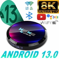 H96 MAX RK3528 TV Box 2023 Latest System Android 13 2.4G 5G Dual Wifi6 BT5.0 8K Media Player 4GB 64GB Smart TV Android Box媒体播放器4GB 64GB智能电视盒