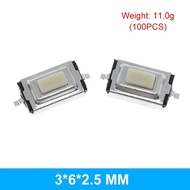 Yxx 100 chiếc 3*6 3*4 4*4 SMD công tắc bấm dạng đẩy xúc giác 2 chân công tắc kích hoạt siêu nhỏ cảm 