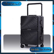 Vali Khung Nhôm Khóa Sập Vân Xoắn NiceVilla Cao Cấp Mẫu mới  2024 Size 20 inch & 25 inch
