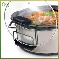 [Wishshopeelxl] Slow Cooker Lid Holder Pot Lid Stand for Counter Countertop Restaurant