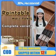Shiplap Wall Panel Dinding Berjalur Untuk Hiasan Dinding Clip Percuma Strip Slat 3D Wall Decoration