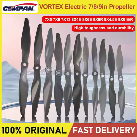 GEMFAN VORTEX Electric 7/8/9in Propeller 7X5 7X6 7X13 8X4E 8X6E 8X6R 9X4.5E 9X6 E/R fixed wing unman