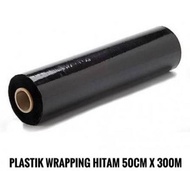 Plastik Wrap / Plastik Wrapping Hitam 50Cm X 300M BATAM