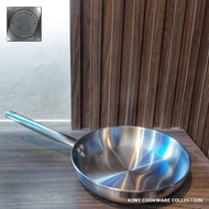 [Minor] Fry Pan 26cm Stainless Steel Premium Thick Brand Aubecq France Leftover Export