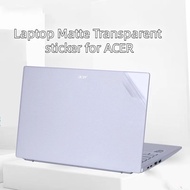 Sticker Laptop Matte Transparent Sides Skin 14'' 15.6'' 16'' Inch Case ACER Swift GO 14 SFG14-41 Swift GO 16 SFG16-71  Swift 3 Solid Color Protective Film