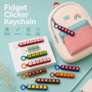 FIDGET CLICKER BOY'SKeychain Clicker Keychain Fidget Clicker