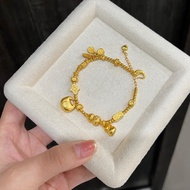 Sand Gold Jewelry Chubby Fu Gourd Fu Brand Bracelet Female