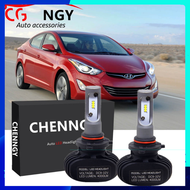 สำหรับ Hyundai Elantra (MD) 2012 - 2017 (โคมไฟ) - 2 PC S1 LED ไฟหน้า 6000K สีขาวชุดหลอดไฟเปลี่ยนหลอด