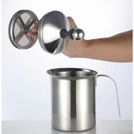 Stainless Steel Milk Frother Cup 400ml/800ml [CAFE.STUDIO]