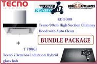 TECNO HOOD AND HOB FOR BUNDLE PACKAGE ( KD 3088 &amp; T 788GI ) / FREE EXPRESS DELIVERY