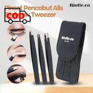 Pinset Pencabut Alis Stainless Steel 3 PCS Premium Kuat Kokoh Awet Eyebrow Tweezer