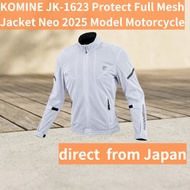 KOMINE JK-1623 Protect Full Mesh Jacket Neo 2025 Model Motorcycle Riding Gear Silver WXL Japan Impor